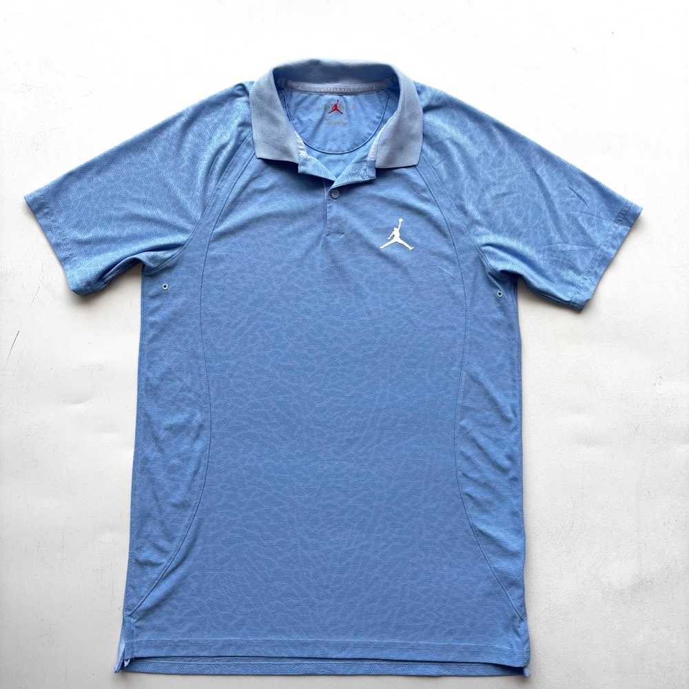 Jordan Golf blue polo dri fit size small